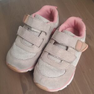 Stride Rite Pink and Gray Kids Sneakers